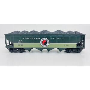 K-Line Northern Pacific Diecast 4 Bay Coal Hopper #4587 w/ Load K623-1852 No Box